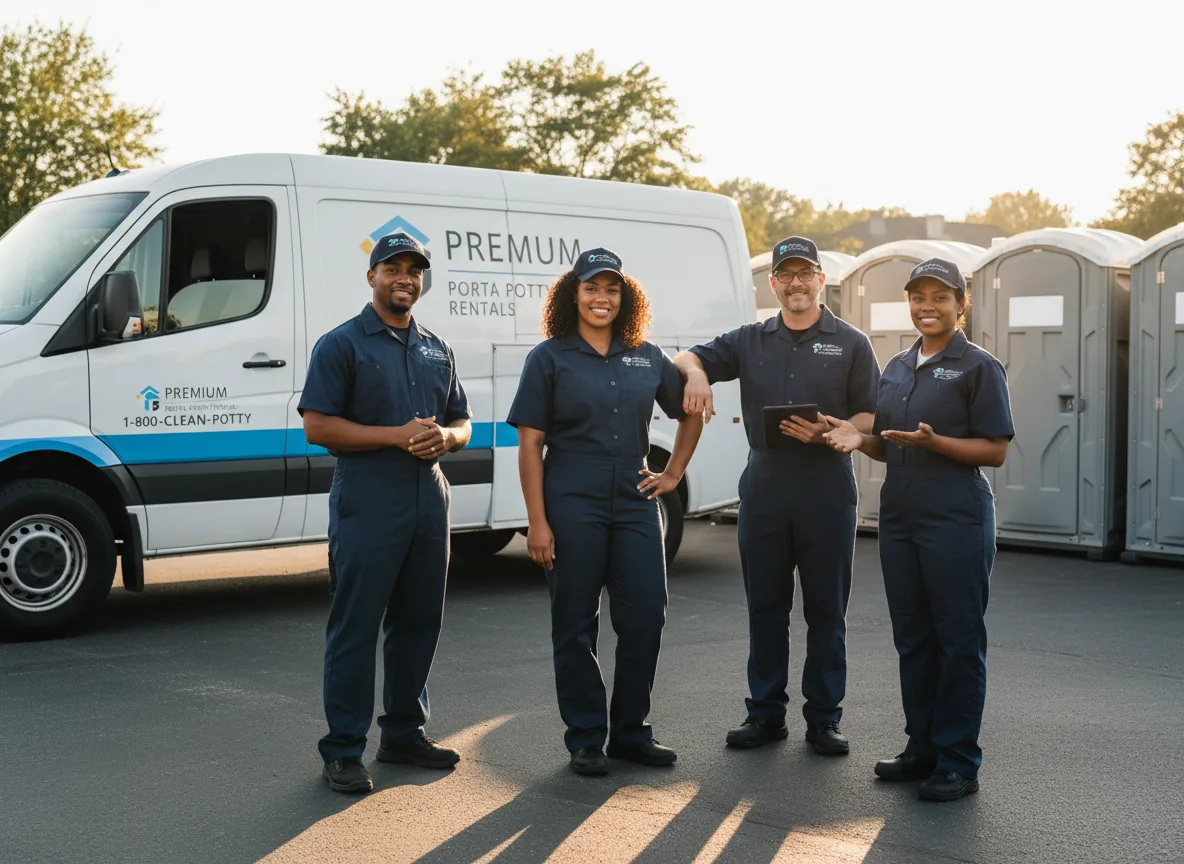 VIP Portable Toilets company in Little York, IL